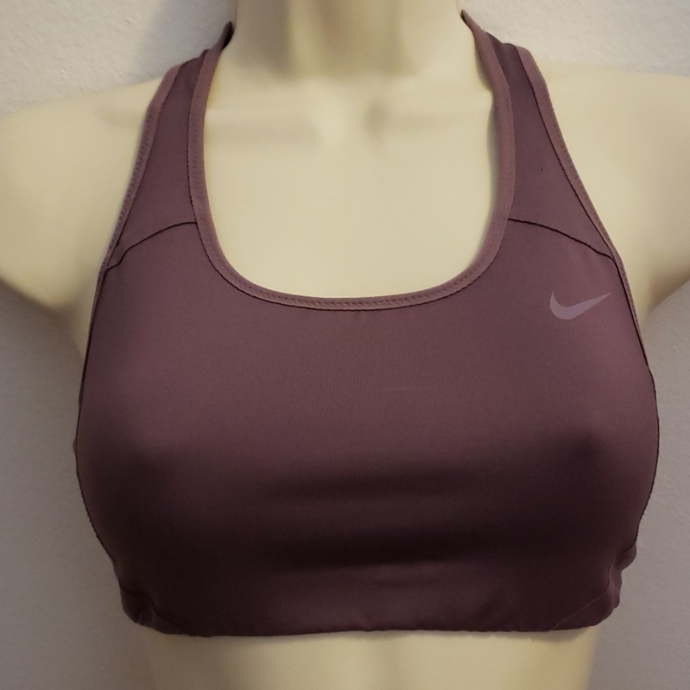 Nike Dri-Fit XS Purple Racerback Sports Bra - Picture 1 of 7